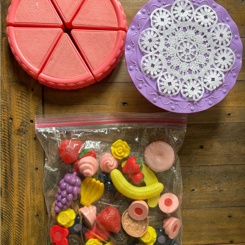 Colorful Play Food Set for Kids